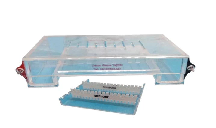 الکتروفورز افقی (ژل آگارز) | روش استاندارد برای جداسازی و تحلیل DNA و RNA
